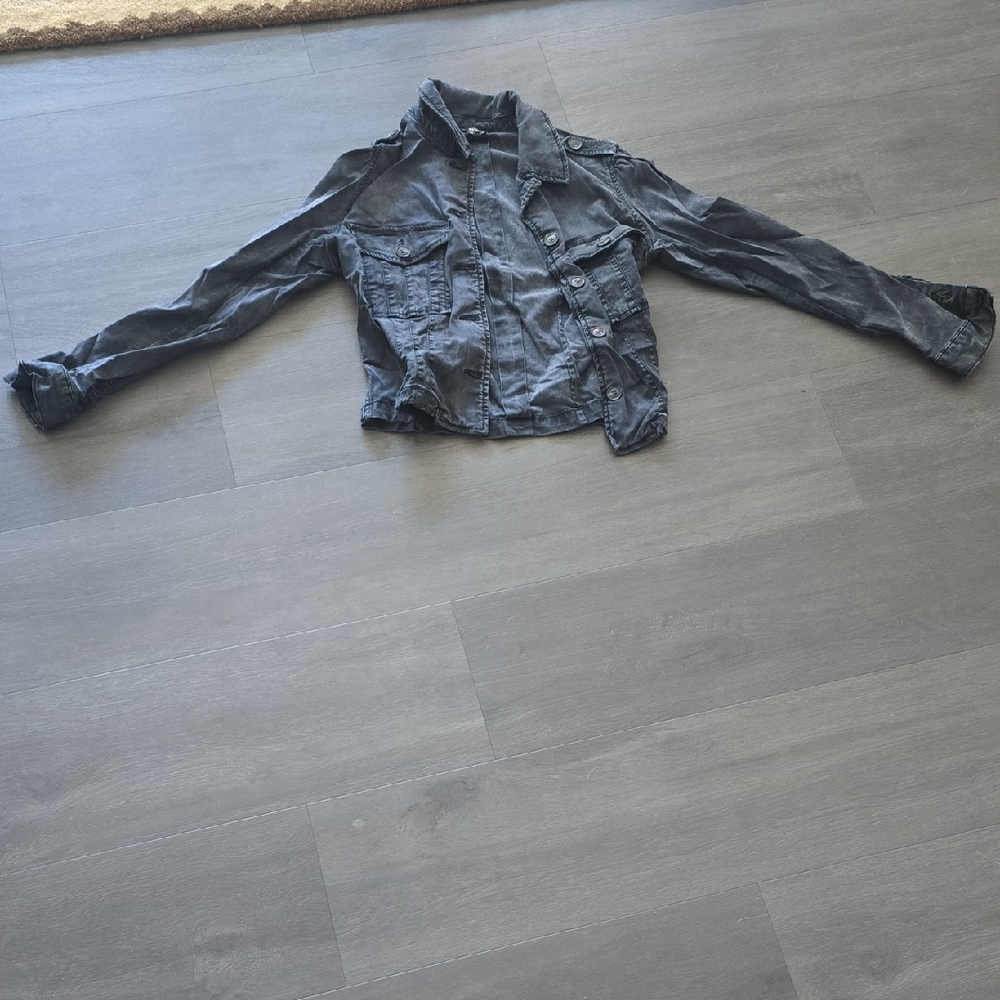 PAIGE Charcoal Utility Jacket